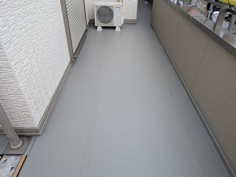 トヨタホームのバルコニー防水工事
