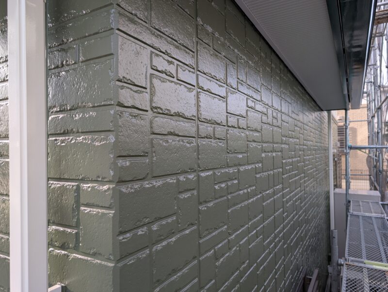 グリーンの外壁